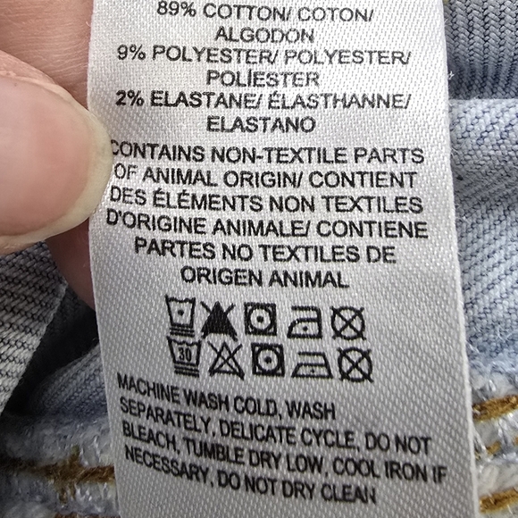 Lucky Brand Light Blue Size 6/28 Midrise Straight Jeans Womens Distressed - Picture 6 of 9